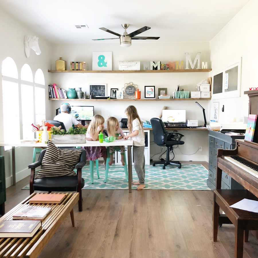Small Home Office Ideas: Tour our Shared Office - Tidbits